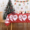 thumbnail image 2 of Christmas Tablecloth, Rectangle Christmas Waterproof Dining Table Cloth Decor, 2 of 8