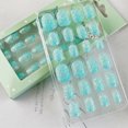 thumbnail image 2 of RAGUPEL 24Pcs Press on Nails for Kids,Rainbow Series Kids Nails,Adhesive Backing Does Not Damage Nails Kids Press on Nails,Style1, 2 of 6