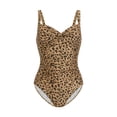 thumbnail image 1 of Regatta Womens Sakari Leopard Tummy Control One Piece Swimsuit, 1 of 4