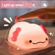 thumbnail image 4 of Luz nocturna LettreQ Axolotl de silicona recargable para niños, 4 of 8