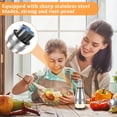 thumbnail image 3 of Wekvgz 2Pcs Food Chopper Small Manual Garlic Chopper High Efficient Mini Condiment Chopper Manual Hand Versatile Manual Garlic Chopper Safe Manual Pressed Chopper for Cooking, 3 of 10