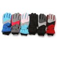 thumbnail image 4 of Guantes de esquí para niños y hombres, negros, para motos de nieve, Snowboard, guantes con pantalla táctil, guantes deportivos de invierno, impermeables, calefactados, a prueba de viento kaili Sencillez, 4 of 5