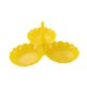 thumbnail image 3 of Bandeja de frutas para servir, bandeja superpuesta portátil para encimera, soporte decorativo para dulces Amarillo, 3 of 9