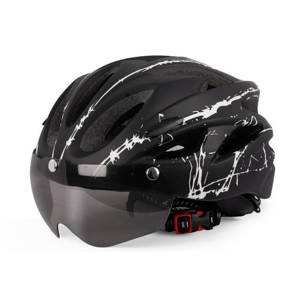 Casque de Vélo Casque de Cyclisme Casque Casque de Cyclisme pour Hommes Adultes Femmes Casque Protecteur avec Visière Magnétique