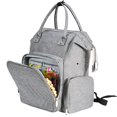 thumbnail image 4 of Mochila Oxford Mochila Oxford Almacenamiento portátil Agujas de ganchillo Bolsas de hombro (Gris), 4 of 9