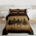 thumbnail image 2 of Castle Fairy Woodland Wildlife Wolf 3 Pieces Queen Comforter Set for Teens Adults,Abstract Vintage Ultra Soft Bedding Sets,Jungle Animal Bedding Comforter Set Breathable,Ultra Soft Home Decor, 2 of 8