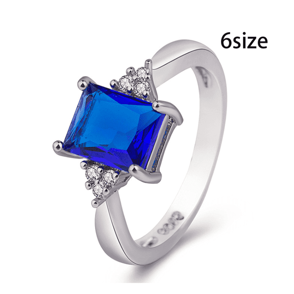 DESIGNICE Rings for Women Elegant Vintage Rings Unique Engagement Rings Size 6