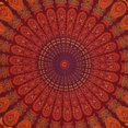 thumbnail image 3 of Tapiz de pavo real indio bohemio de Bless International para colgar en la pared, 3 of 8