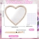 thumbnail image 2 of 1 caja de 2 espejos de maquillaje para teléfono, fundas para espejo, dijes para teléfono, diamantes de imitación dorados, corazón de cristal, calcomanías para maquillaje de smartphone., 2 of 5