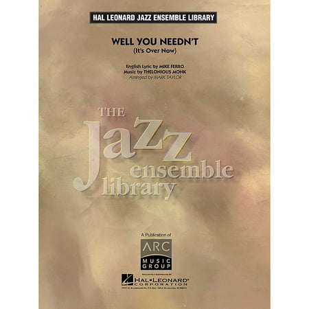 Hal Leonard Well You Needn't Jazz Band Level 4 Arranged by Mark Taylor