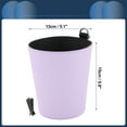 thumbnail image 4 of Unique Bargains Car Trash Can Hanging Front Rear Seats Faux Leather Trash Bin Purple 1 Pcs, 4 of 6