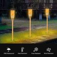 thumbnail image 5 of Glitnous 8 Pack Outdoor Solar Torch Lights , Waterproof Dancing Flickering Flame Torch Light,LED Outdoor Landscape Decoration Light for Garden Patio Pathway Yard Wedding Party,Auto On/Off Dusk to Dawn, 5 of 11