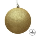 thumbnail image 3 of Bola de Adorno Navideño Vickerman con Purpurina Dorada Paquete de 4, 6 cm, 3 of 5