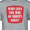 thumbnail image 2 of Teelocity Bag of Idiots Graphic T-Shirt (X-Large - Standard Fit, Athletic Heather), 2 of 4