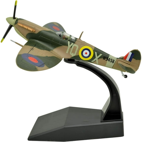 1:72 Supermarine Spitfire Fighter Attack Metal Plane Model, World War II Royal Air Force, Military Airplane Model,Diecast Plane,for Collecting and Gift