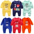 thumbnail image 2 of Disfraz de algodón para niño, pelele para recién nacido, ropa infantil de dibujos animados, pijamas de 0 a 24 meses, Otoño, 2023, 2 of 4