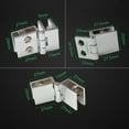 thumbnail image 5 of Joernso 0/90/180 Degree Glass Hinge Easy to Install Door Hardware Glass Cabinet Door Hinge for Glass Door, 5 of 8