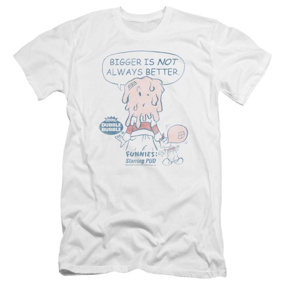 Dubble Bubble - Bigger - Premium Slim Fit Short Sleeve Shirt - Medium