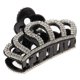 thumbnail image 2 of Pinza de garra para el pelo para mujer, gran , belleza, diamantes de imitación acrílicos, Floral Negro Jinwen Clip de la garra de la flor del pelo de las mujeres, 2 of 8