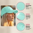 thumbnail image 3 of ATOYSOY Baseball Hats For Women Side Perforated Mesh Ponytail Cutout Womens Hats Running Hat Sun Hats For Women Solid Color Jogging Beach Womens Caps, 3 of 9