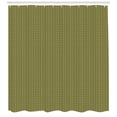 thumbnail image 3 of Vintage Shower Curtain, Geometrical Simple Exotic Vertical Borders with Stripes and Zigzag, Fabric Bathroom Set with Hooks, 69W X 70L Inches, Pistachio Green and Brown, by Ambesonne, 3 of 3
