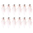 thumbnail image 1 of 16 piezas de adornos colgantes de fantasmas de Halloween - Pequeños adornos colgantes de fantasmas para árboles - Decoración rústica de tela de granja para colgar fantasmas para la decoración del, 1 of 5