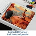 thumbnail image 6 of Kangaroo 8.3x9.8 Inch Square Non-Slip Rubber Bottom Mouse Pad, Desk Pad, Desk Mat - Printed Design for Office and Gaming, 6 of 6