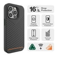 thumbnail image 2 of ZAGG Gear 4 Denali Snap D30 Protective Case Compatible with iPhone 14 Pro, Hard Case, Shockproof, Wireless Charging, MagSafe, (Green), 2 of 9