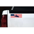 thumbnail image 2 of StickerTalk USA Flag Cowboy Vinyl Sticker, 10 inches x 3 inches, 2 of 3