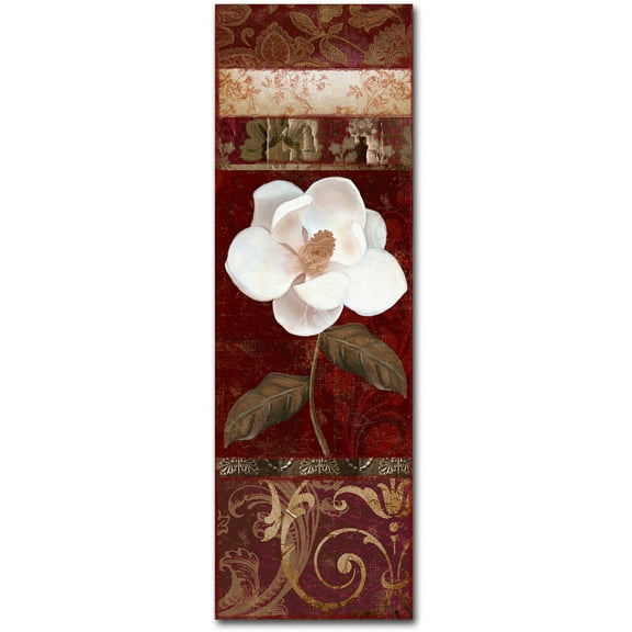 Trademark Fine Art "Flores Blancas I" Canvas Art by Color Bakery