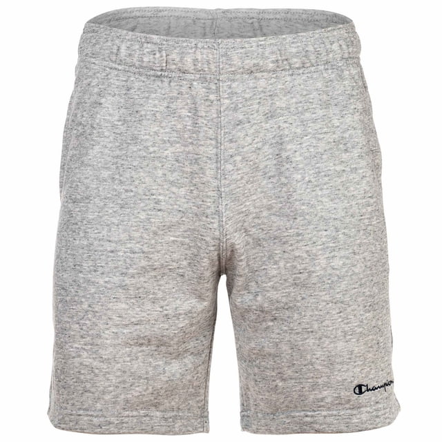 Champion Pantalones cortos de chándal para hombre - bermudas, cortos, logotipo pequeño, lisos Gris claro
M (Medium)