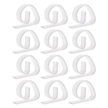 Efavormart 12 PCS Adjustable Large Plastic Table Skirt Clips For ...