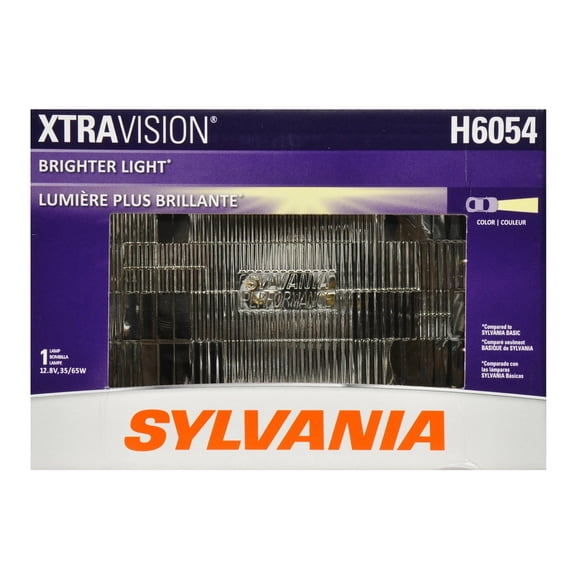 Sylvania H6054 XtraVision 142x200 Halogen Automotive Bulb, Compatible with Multiple Cars