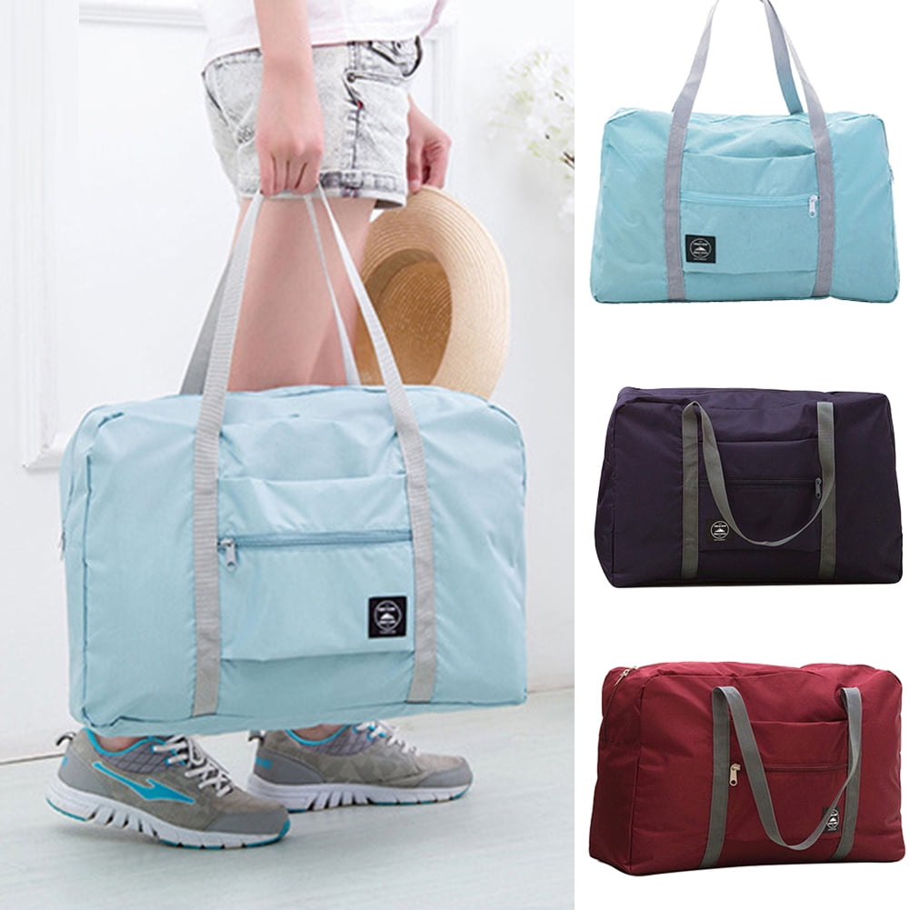 LINASHI Foldable Duffle Bag Large Waterproof Tote Bag Travel Luggage Sports Gym Tote