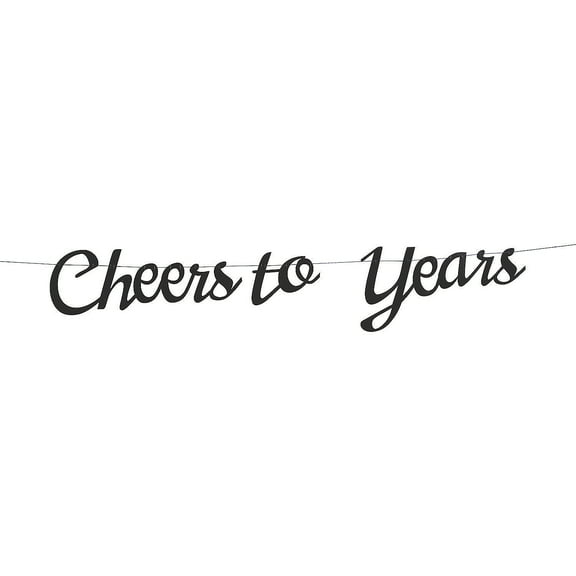 Cheers To Milestone Years Garland - Party Decor - 22 Pieces