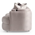 thumbnail image 3 of Michael Amini Carmela Mansion Sofa - Zinc/Silver, 3 of 14