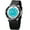 Fluorescent Blue, variant on CURREN 8448 Men Orange Blue Quartz Silicone Sports Watch Casual Luminous Hands Wristwatch
