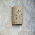 thumbnail image 2 of Luxury Lighting Mirage Flats 15" High Ceramic Outdoor, Wall Mount, Cottonwood Painted Finish, 120VAC, LED Bulb Included, 2 of 3