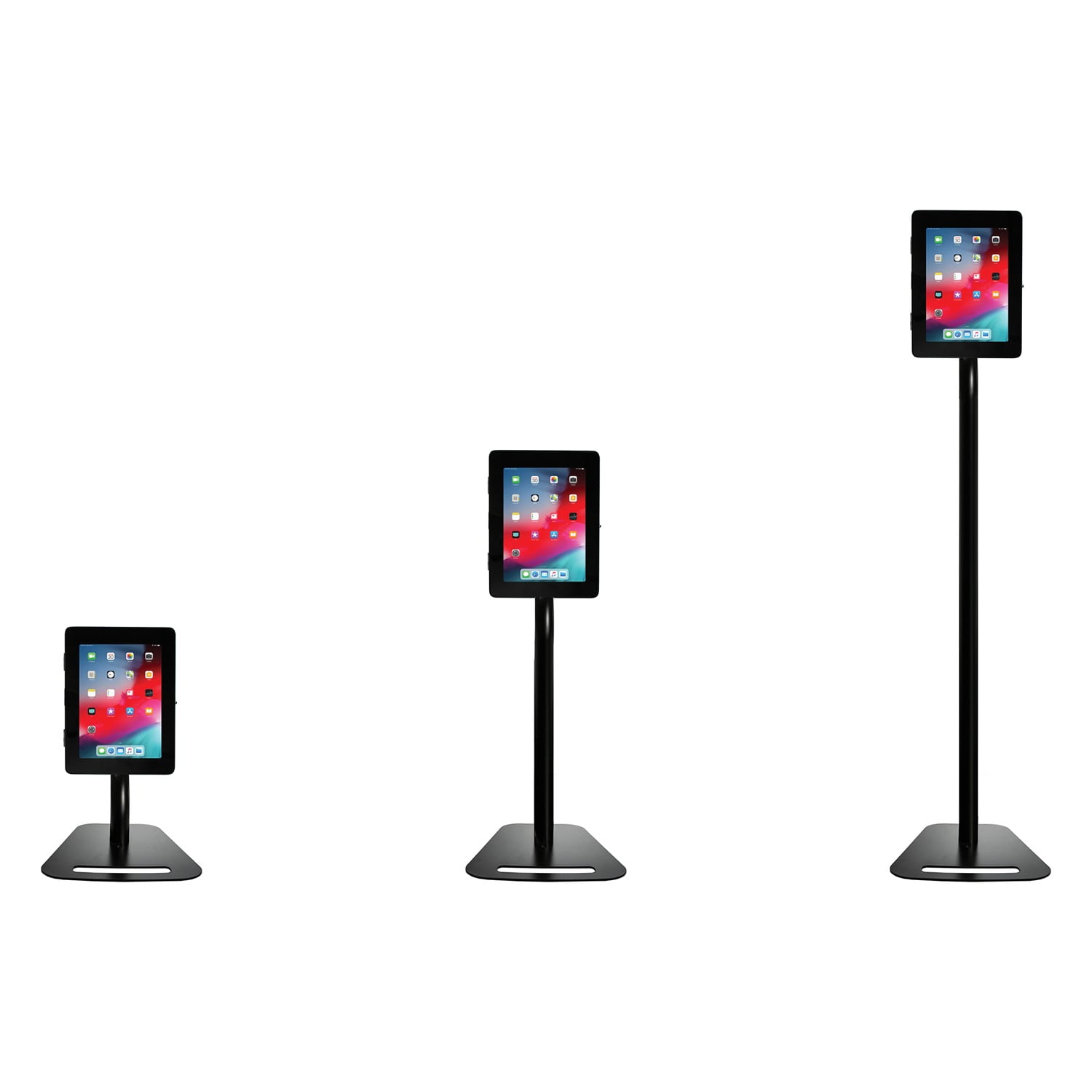 CTA Digital PAD-PARAFD Digital Premium Height-adjustable Floor-to-desk Security Kiosk for Tablets
