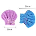 thumbnail image 2 of Lnjbabao 2 Toallas De Microfibra Para Secar El Cabello, Gorro De Secado De Cabello Ultra Absorbente, Toalla Turbante Para El Cabello Con Lazo Para Mujeres, Adultos O Niñas Para Secar El Cabello, 2 of 5