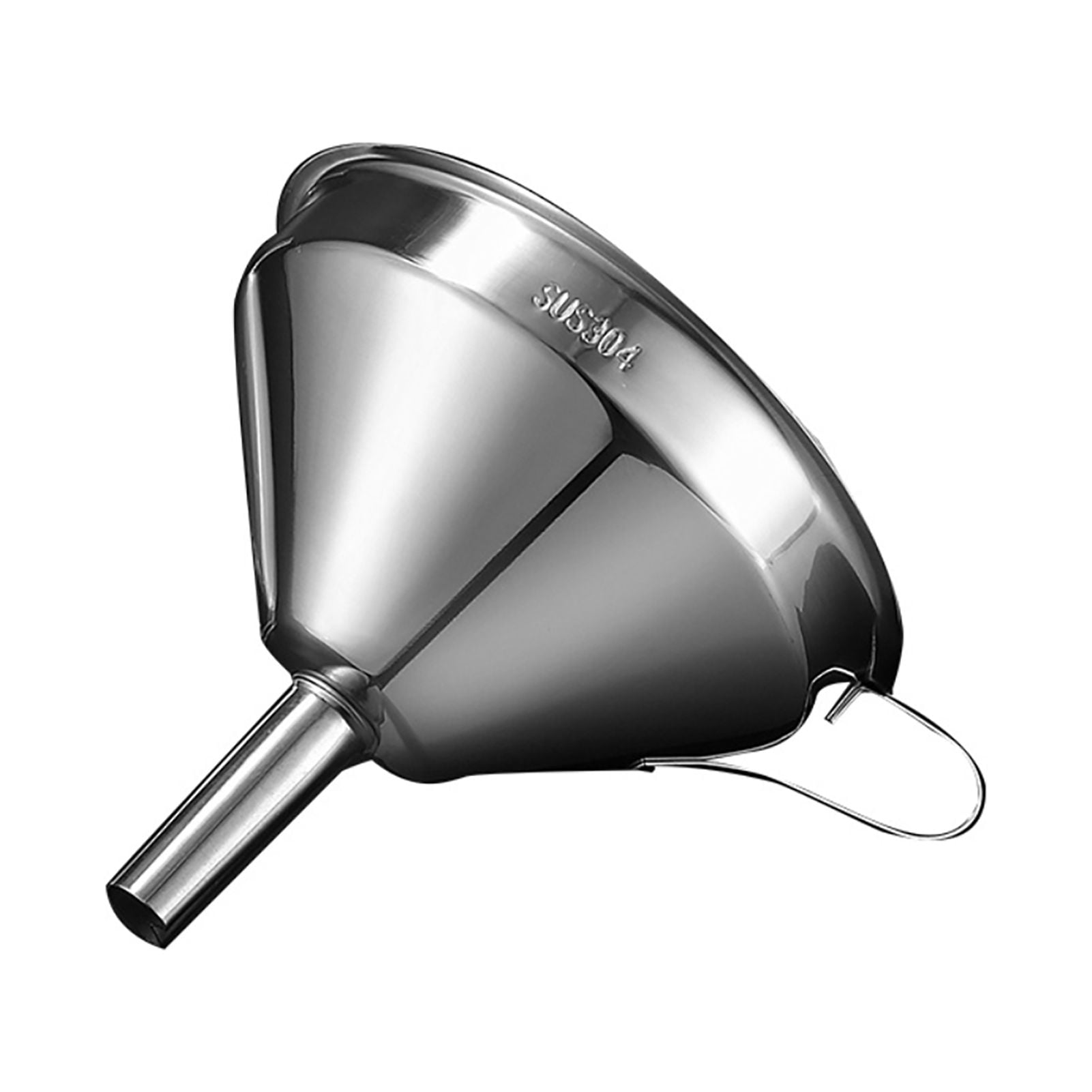 M&L 201/304 Stainless Steel Funnel Kitchen Oil Liquid Funnel Metal
