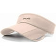thumbnail image 2 of Sun Visors Hats for Women with Retractable Brim Golf Visor UV Protection Beach Cap Tennis Running Sport Hat Adjustable, 2 of 7