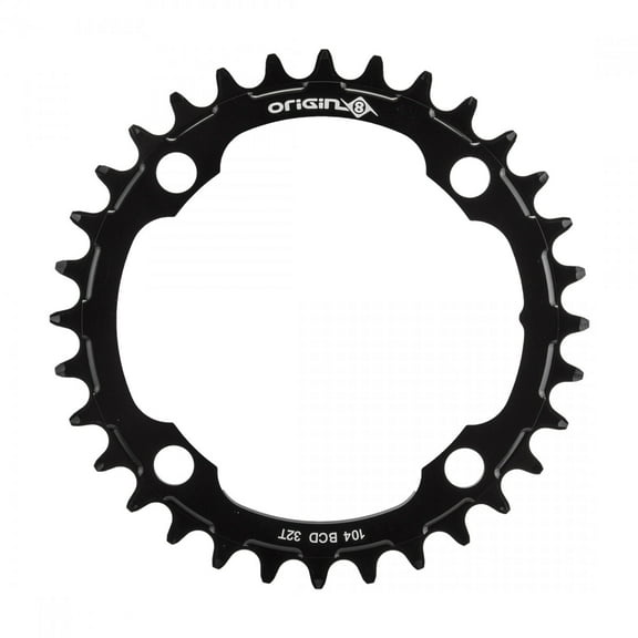 Origin8 Holdfast 1x Chainring 32t 1x 104 BCD 4-Bolt 10/11/12-Speed Aluminum Blk