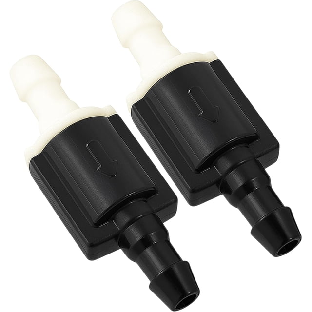 2PCS Windshield Washer Check Valve Replacement Front Nozzle Compatible with Toyota Lexus Nissan and Other Brands, Perfect Sprayer Nozzles Repair Kit Universal Valves Extended Wiper Jet Accessories