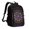 thumbnail image 1 of Easygdp Mardi Gras5 Mochila para Laptop de Viaje con Puerto USB, Mochila para Laptop con Puerto de Carga USB para Mujeres y Hombres, 1 of 7