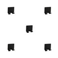 thumbnail image 3 of Matsuzay Soporte para afeitadora, colgador de pared adhesivo para ducha, estante para cepillos, soporte para toallas, gancho organizador, Negro 5Conjunto, 3 of 6