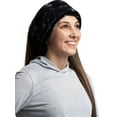 thumbnail image 2 of Aqua Design Neck Warmer Women Gaiter: Winter Cold Weather Camo Fleece Face Mask: Black Water, One Size, 2 of 6