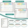 thumbnail image 6 of Clever Clean Magnetic Dry Erase Chore Chart Board with 6 Extra Fine Point Markers, 2 Count Chore Chart & Notes Board, 6 of 8