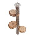 thumbnail image 2 of Soporte de plataforma colgante para loros, juguete de seguridad duradero para troncos, plataforma para pájaros, juguete para entretenimiento, 2 of 5
