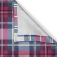 thumbnail image 5 of Ambesonne Plaid Grommet Curtain, Pink and Blue Tartan, 50" x 108", Blue Pink Grey, 5 of 6